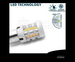 Lampadine Frecce LED P21W BA15S CANbus Arancione - 9