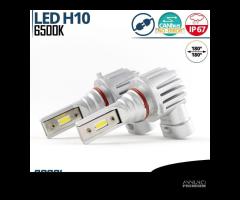 Kit LED H10 per Fendinebbia Bianco 6500K 8000LM