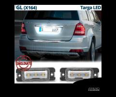 Placchette Targa LED Mercedes GL x164 Luci Canbus