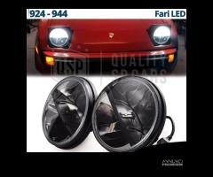 FARI LED 7'' PER PORSCHE 924 944 Bianco Ghiaccio