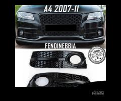 Griglie FENDINEBBIA AUDI A4 RS4 B8 NIDO D'APE NERA