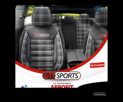 COPRISEDILI Auto Universali GTI Sport Pelle Tessut - 9