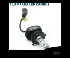 Lampadadina FULL LED H4 Professionale 6500K Canbus