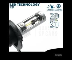 Lampadadina FULL LED H4 Professionale 6500K Canbus - 7