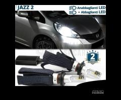 Kit Luci LED H4 per HONDA JAZZ 2 Anabba + Abbaglia