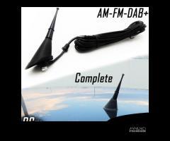 Antenna Auto COMPLETA Ricezione Segnale AM-FM-DAB+