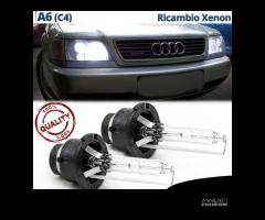 Lampadine Ricambio XENON D2S 6000k per AUDI A6 C4