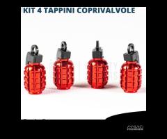 Tappi COPRIVALVOLE Rossi Tappini Auto Moto Univers