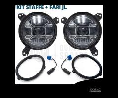 FARI Full LED Per JEEP WRANGLER JL 6500K Omologato