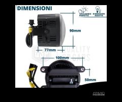 FARI Fendinebbia LED DRL per DACIA OMOLOGATI 6500K - 10