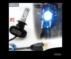 Lampada LED H7 PER MOTO 6500K Luci Fari Led Canbus