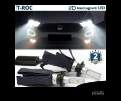 KIT FARI FULL LED H7 VW T-Roc Luci Bianche 8000LM