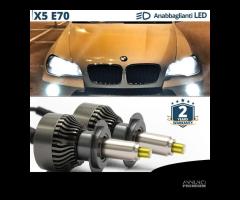 Kit LED H7 per BMW X5 E70 Fari Lenticolari 12000LM