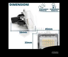 Luci TARGA LED PER Mercedes Classe C W205 CANbus - 9