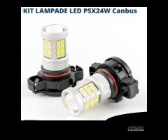 Lampadine LED PSX24W DRL Fendinebbia Canbus 6500K