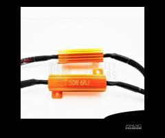 RESISTENZE 50W-6 OHM SPEGNI SPIA Errore Kit Led H7