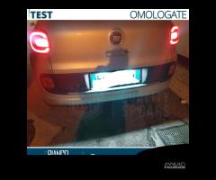 Luci TARGA LED per FIAT 500L CANBUS Luce BIANCA