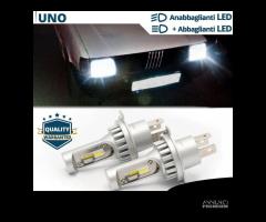 Kit Luci LED H4 Per FIAT UNO ANABBAGLANTI + ABBAGL