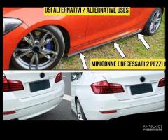 SPOILER per Bmw Serie 4 SOTTO PARAURTI Nero Tuning - 6