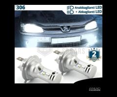 Kit Lampadine LED H4 per fari Peugeot 306 6500K