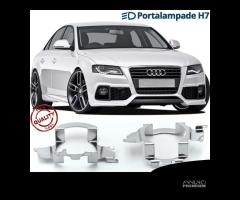 Coppia ADATTATORI KIT LED H7 per AUDI Portalampada