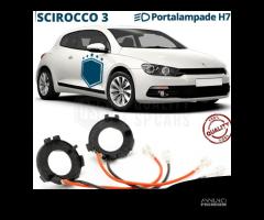 ADATTATORI per VW SCIROCCO 3 montaggio KIT LED H7