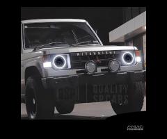 FARI Full LED per MITSUBISHI PAJERO 1 Angel Eyes - 7