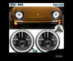 Coppia Fari LED per Porsche 924 944 ANGEL EYES