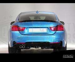 SPOILER Posteriore BMW Serie 4 F36 Alettone NERO - 8