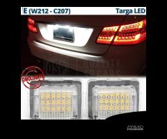 Placche Luci Targa Led Mercedes Classe E W212 C207