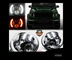 FARI LED per Mercedes Classe G 6500K Angel Eyes