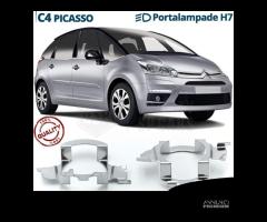 ADATTATORI montaggio LED H7 per CITROEN C4 PICASSO