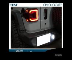 Luci TARGA LED PER Jeep Wrangler JL OMOLOGATA