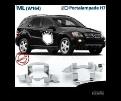 PORTALAMPADA montaggio KIT LED H7 per MERCEDES ML