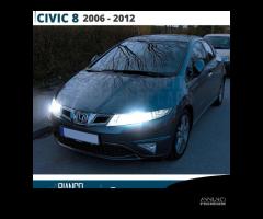 Lampadine LED Honda CIVIC 8 ANABBAGLIANTI CANbus