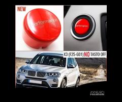 BMW X3 G01 PULSANTE start PERFORMANCE ROSSO