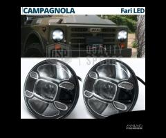 FARI LED Anteriori Per FIAT CAMPAGNOLA Bianco Puro