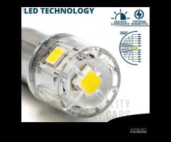 Lampadine LED BAY9S H21W CANbus Luce BIANCA 6500K - 7