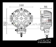 2 FARI LED per NISSAN OFF-ROAD FUORISTRADA SUV - 8