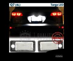 2 Placchette Luci Targa Led per Audi Q7 4L Canbus