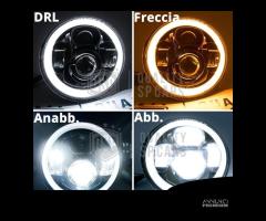 Coppia FARI LED PER VW Maggiolino Angel Eyes 6500K - 6