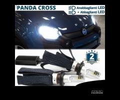 KIT Lampade LED H4 Bianche per FIAT PANDA 3 CROSS