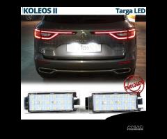 Placche Luci Targa LED per Renault Koleos 2 Canbus