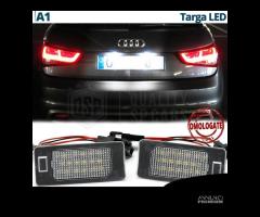 Placchette Luci Targa LED per AUDI A1 CANbus 6500K