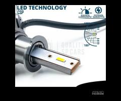 Kit LED H3 CANbus Auto Luce Bianca POTENTE 8000LM - 8