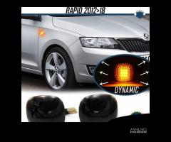 Frecce LED Dinamiche SKODA RAPID CANBUS NERE