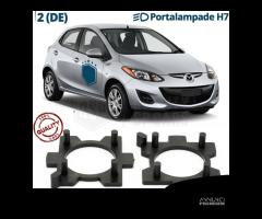 2 ADATTATORI montaggio KIT LED H7 per Mazda 2 DE