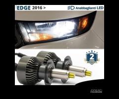 Lampade LED H7 Ford Edge Fari LENTICOLARI 12.000LM