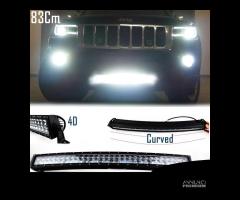 Barra Led Curva 6000K Jeep Fuoristrada Off-Road