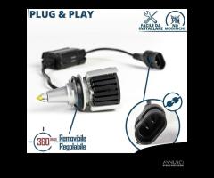 Kit LED H8 al QUARZO CANbus 360° Potente 6500K 55W - 7